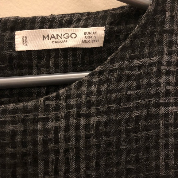 Mango Grey Bell Sleeve Dress - Picture 4 of 4